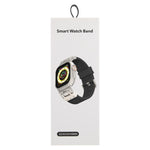 Mecha Streifenstruktur Silikon-Uhrarmband, Für Apple Watch 46mm / 49mm / 45mm / 44mm