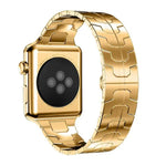 xDfind Edelstahl-Uhrenarmband mit Schmetterlingsschließe, passend für Apple Watch 42 / 44 / 45 / 46 / 49 mm, Apple Watch 38 / 40 / 41 / S10 42 mm