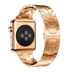 xDfind Edelstahl-Uhrenarmband mit Schmetterlingsschließe, passend für Apple Watch 42 / 44 / 45 / 46 / 49 mm, Apple Watch 38 / 40 / 41 / S10 42 mm