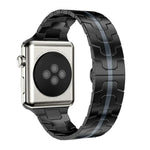 xDfind Edelstahl-Uhrenarmband mit Schmetterlingsschließe, passend für Apple Watch 42 / 44 / 45 / 46 / 49 mm, Apple Watch 38 / 40 / 41 / S10 42 mm