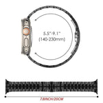 xDfind Edelstahl-Uhrenarmband mit Schmetterlingsschließe, passend für Apple Watch 42 / 44 / 45 / 46 / 49 mm, Apple Watch 38 / 40 / 41 / S10 42 mm
