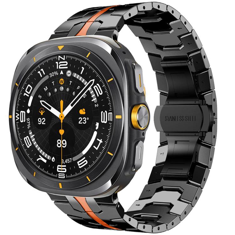 xDfind Edelstahl-Uhrenarmband mit Schmetterlingsschließe, für Samsung Galaxy Watch Ultra / Ultra 2025, für Samsung Galaxy Watch8 / 8 Classic