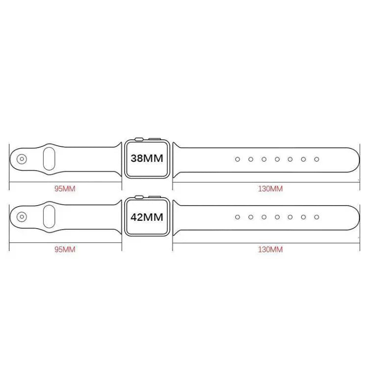 xDfind Rivet Buckle Genuine Leather Watch Band, For Apple Watch 42 / 44 / 45 / 46 / 49mm, For Apple Watch 38 / 40 / 41 / S10 42mm