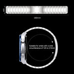 xDfind I-Shaped Buckle Stainless Steel Watch Band, 22mm