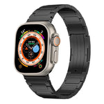 xDfind Edelstahl-Uhrenarmband mit I-förmiger Schnalle, für Apple Watch 42 / 44 / 45 / 46 / 49 mm