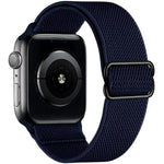 xDfind Verstellbares, elastisches Nylon-Uhrenarmband mit Schiebeverschluss, passend für Apple Watch 42 / 44 / 45 / 46 / 49 mm, Apple Watch 38 / 40 / 41 / S10 42 mm