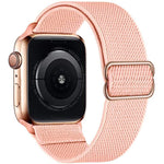 xDfind Verstellbares, elastisches Nylon-Uhrenarmband mit Schiebeverschluss, passend für Apple Watch 42 / 44 / 45 / 46 / 49 mm, Apple Watch 38 / 40 / 41 / S10 42 mm