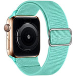 xDfind Verstellbares, elastisches Nylon-Uhrenarmband mit Schiebeverschluss, passend für Apple Watch 42 / 44 / 45 / 46 / 49 mm, Apple Watch 38 / 40 / 41 / S10 42 mm