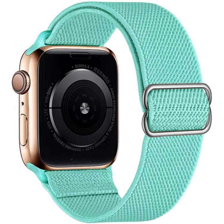 xDfind Verstellbares, elastisches Nylon-Uhrenarmband mit Schiebeverschluss, passend für Apple Watch 42 / 44 / 45 / 46 / 49 mm, Apple Watch 38 / 40 / 41 / S10 42 mm