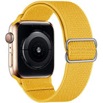 xDfind Verstellbares, elastisches Nylon-Uhrenarmband mit Schiebeverschluss, passend für Apple Watch 42 / 44 / 45 / 46 / 49 mm, Apple Watch 38 / 40 / 41 / S10 42 mm