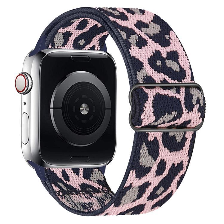 xDfind Verstellbares, elastisches Nylon-Uhrenarmband mit Schiebeverschluss, passend für Apple Watch 42 / 44 / 45 / 46 / 49 mm, Apple Watch 38 / 40 / 41 / S10 42 mm