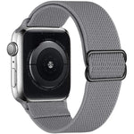 xDfind Verstellbares, elastisches Nylon-Uhrenarmband mit Schiebeverschluss, passend für Apple Watch 42 / 44 / 45 / 46 / 49 mm, Apple Watch 38 / 40 / 41 / S10 42 mm