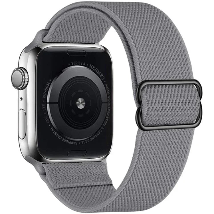 xDfind Verstellbares, elastisches Nylon-Uhrenarmband mit Schiebeverschluss, passend für Apple Watch 42 / 44 / 45 / 46 / 49 mm, Apple Watch 38 / 40 / 41 / S10 42 mm