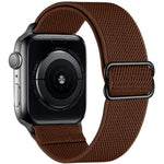 xDfind Verstellbares, elastisches Nylon-Uhrenarmband mit Schiebeverschluss, passend für Apple Watch 42 / 44 / 45 / 46 / 49 mm, Apple Watch 38 / 40 / 41 / S10 42 mm