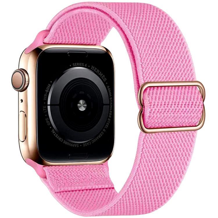 xDfind Verstellbares, elastisches Nylon-Uhrenarmband mit Schiebeverschluss, passend für Apple Watch 42 / 44 / 45 / 46 / 49 mm, Apple Watch 38 / 40 / 41 / S10 42 mm