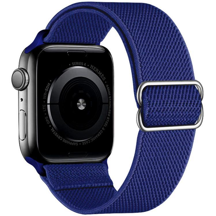 xDfind Verstellbares, elastisches Nylon-Uhrenarmband mit Schiebeverschluss, passend für Apple Watch 42 / 44 / 45 / 46 / 49 mm, Apple Watch 38 / 40 / 41 / S10 42 mm