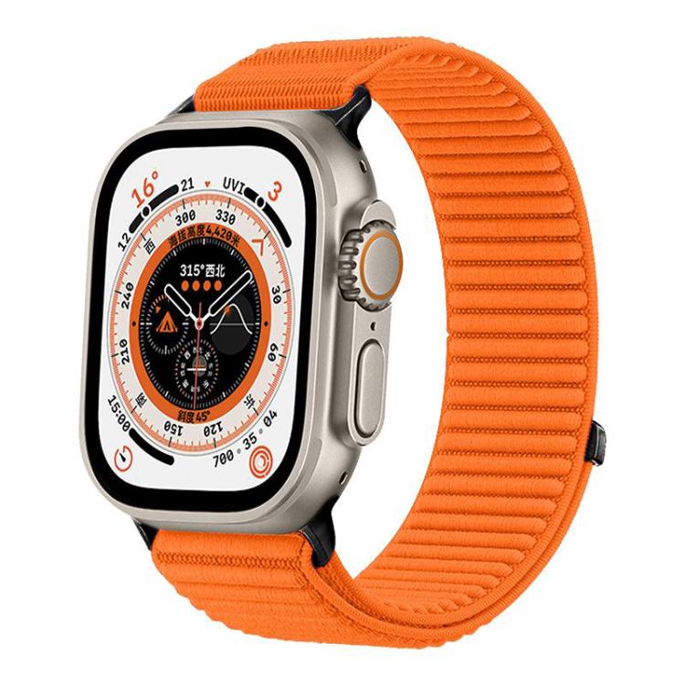 xDfind Armband aus gewebtem Nylon mit Klettverschluss, passend für Apple Watch 42 / 44 / 45 / 46 / 49 mm, Apple Watch 38 / 40 / 41 / S10 42 mm