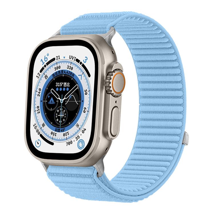 xDfind Armband aus gewebtem Nylon mit Klettverschluss, passend für Apple Watch 42 / 44 / 45 / 46 / 49 mm, Apple Watch 38 / 40 / 41 / S10 42 mm