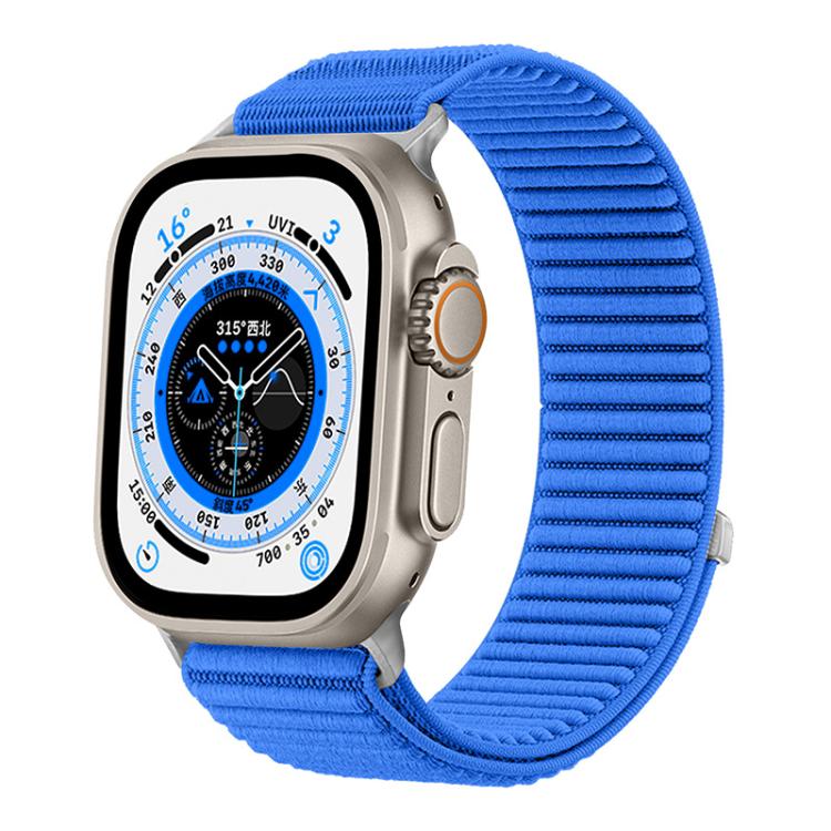 xDfind Armband aus gewebtem Nylon mit Klettverschluss, passend für Apple Watch 42 / 44 / 45 / 46 / 49 mm, Apple Watch 38 / 40 / 41 / S10 42 mm