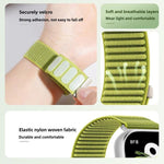 xDfind Armband aus gewebtem Nylon mit Klettverschluss, passend für Apple Watch 42 / 44 / 45 / 46 / 49 mm, Apple Watch 38 / 40 / 41 / S10 42 mm