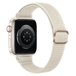 xDfind Leiterschnalle, schmales elastisches Nylon-Uhrenarmband, für Apple Watch 42 / 44 / 45 / 46 / 49 mm, für Apple Watch 38 / 40 / 41 / S10 42 mm