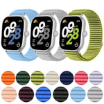 xDfind Woven Nylon Hook And Loop Fastener Watch Band, For Xiaomi Band 9 Pro/8 Pro/Redmi Watch6/5/4