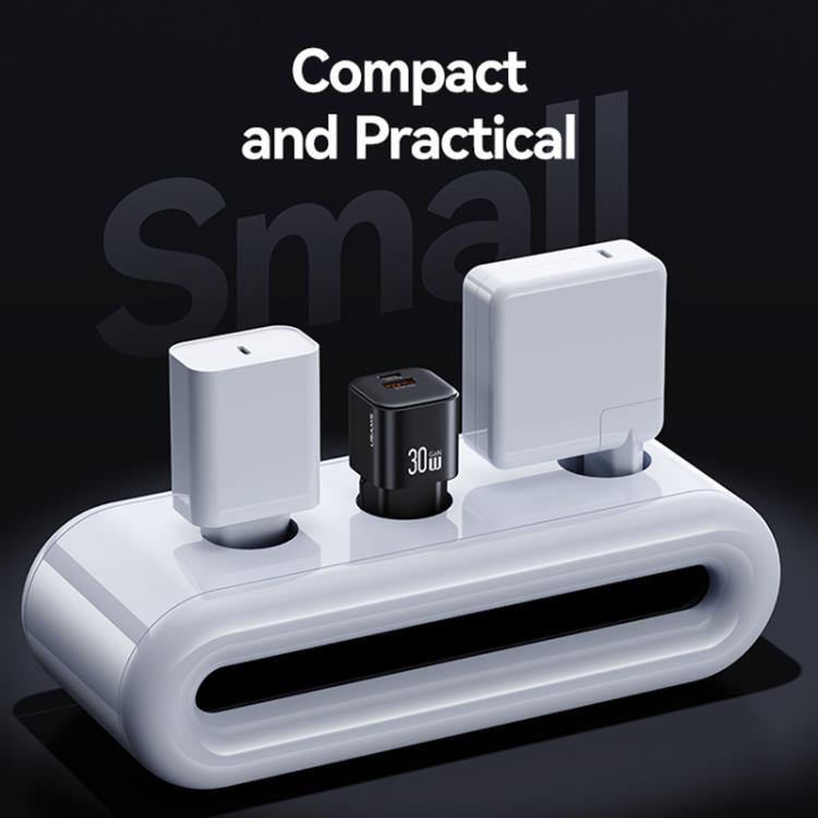 USAMS CC263 30W GaN USB-C / Type-C, USB Dual-Port Mini-Schnellladegerät, CC263