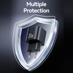 USAMS CC263 30W GaN USB-C / Type-C, USB Dual-Port Mini-Schnellladegerät, CC263