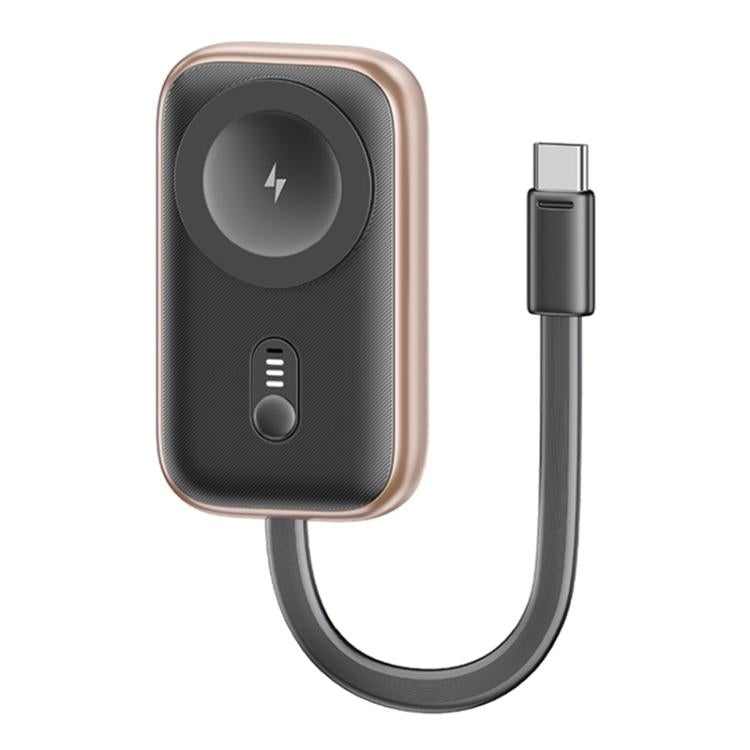 USAMS CD245 1200mAh Tragbares kabelloses Ladegerät mit Kabel für Apple Watch Series, CD245