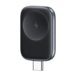 USAMS CD247 Tragbares kabelloses Ladegerät für Apple Watch Series mit USB-C-/Typ-C-Stecker, CD247