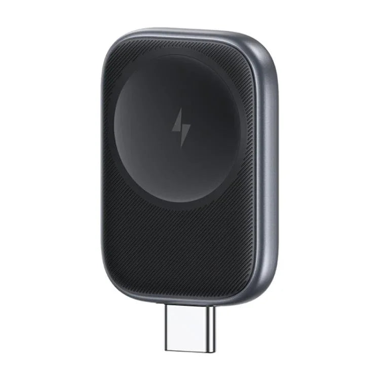USAMS CD247 Tragbares kabelloses Ladegerät für Apple Watch Series mit USB-C-/Typ-C-Stecker, CD247