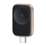 USAMS CD247 Tragbares kabelloses Ladegerät für Apple Watch Series mit USB-C-/Typ-C-Stecker, CD247