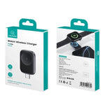 USAMS CD247 Tragbares kabelloses Ladegerät für Apple Watch Series mit USB-C-/Typ-C-Stecker, CD247