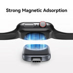 USAMS CD247 Tragbares kabelloses Ladegerät für Apple Watch Series mit USB-C-/Typ-C-Stecker, CD247