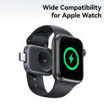 USAMS CD247 Tragbares kabelloses Ladegerät für Apple Watch Series mit USB-C-/Typ-C-Stecker, CD247