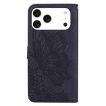 Retro Hautgefühl Schmetterlinge Prägung Horizontale Klapp-Leder-Handyhülle, Für iPhone 17 Pro Max, Für iPhone 17 Pro, Für iPhone 17, Für iPhone Air