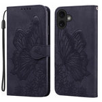Retro Hautgefühl Schmetterlinge Prägung Horizontale Klapp-Leder-Handyhülle, Für iPhone 17 Pro Max, Für iPhone 17 Pro, Für iPhone 17, Für iPhone Air