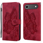 Retro Hautgefühl Schmetterlinge Prägung Horizontale Klapp-Leder-Handyhülle, Für iPhone 17 Pro Max, Für iPhone 17 Pro, Für iPhone 17, Für iPhone Air