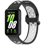 xDfind Zweifarbiges, atmungsaktives Silikon-Uhrenarmband für Samsung Galaxy Fit 3