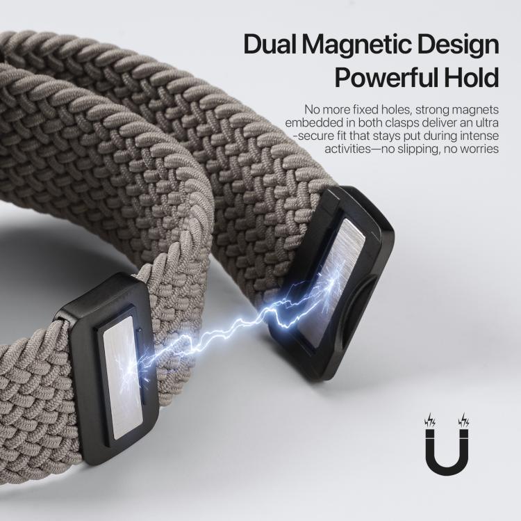 DUX DUCIS Mixture Ultra Series Armband mit Magnetverschluss und Nylon-Geflecht, für Apple Watch 42 / 44 / 45 / 46 / 49 mm