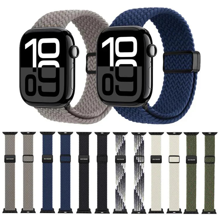 DUX DUCIS Mixture Ultra Series Armband mit Magnetverschluss und Nylon-Geflecht, für Apple Watch 42 / 44 / 45 / 46 / 49 mm