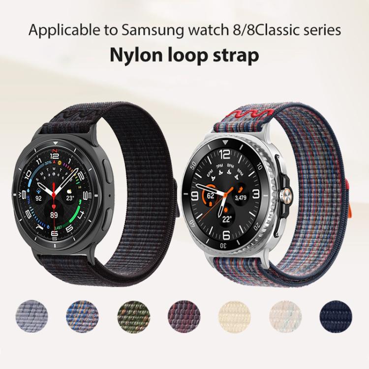 xDfind Nylon-Uhrenarmband mit Klettverschluss, für Samsung Galaxy Watch8 / 8 Classic