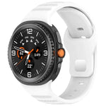 xDfind Silikon-Uhrenarmband mit runden Punkten und silberner Dornschließe, passend für Samsung Galaxy Watch Ultra/Ultra 2025 und Samsung Galaxy Watch8/8 Classic