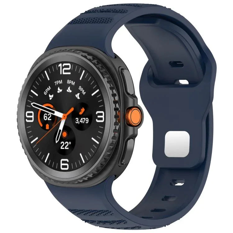xDfind Silikon-Uhrenarmband mit runden Punkten und silberner Dornschließe, passend für Samsung Galaxy Watch Ultra/Ultra 2025 und Samsung Galaxy Watch8/8 Classic