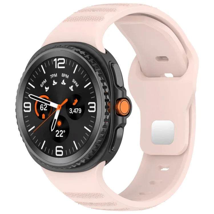 xDfind Silikon-Uhrenarmband mit runden Punkten und silberner Dornschließe, passend für Samsung Galaxy Watch Ultra/Ultra 2025 und Samsung Galaxy Watch8/8 Classic