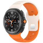 xDfind Silikon-Uhrenarmband mit runden Punkten und silberner Dornschließe, passend für Samsung Galaxy Watch Ultra/Ultra 2025 und Samsung Galaxy Watch8/8 Classic