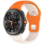xDfind Silikon-Uhrenarmband mit runden Punkten und silberner Dornschließe, passend für Samsung Galaxy Watch Ultra/Ultra 2025 und Samsung Galaxy Watch8/8 Classic