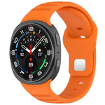 xDfind Silikon-Uhrenarmband mit runden Punkten und silberner Dornschließe, passend für Samsung Galaxy Watch Ultra/Ultra 2025 und Samsung Galaxy Watch8/8 Classic