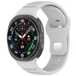 xDfind Silikon-Uhrenarmband mit runden Punkten und silberner Dornschließe, passend für Samsung Galaxy Watch Ultra/Ultra 2025 und Samsung Galaxy Watch8/8 Classic