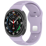 xDfind Silikon-Uhrenarmband mit runden Punkten und silberner Dornschließe, passend für Samsung Galaxy Watch Ultra/Ultra 2025 und Samsung Galaxy Watch8/8 Classic